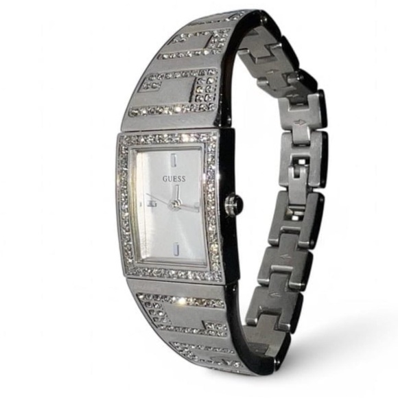 Guess Silver Women's Watch with Crystal Accents - Picture 3 of 7